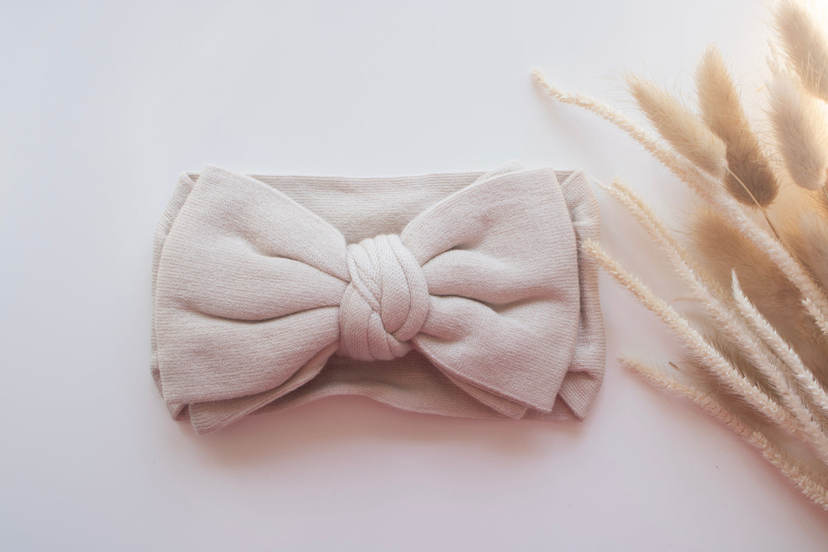 FINE KNIT BOW |AOT
