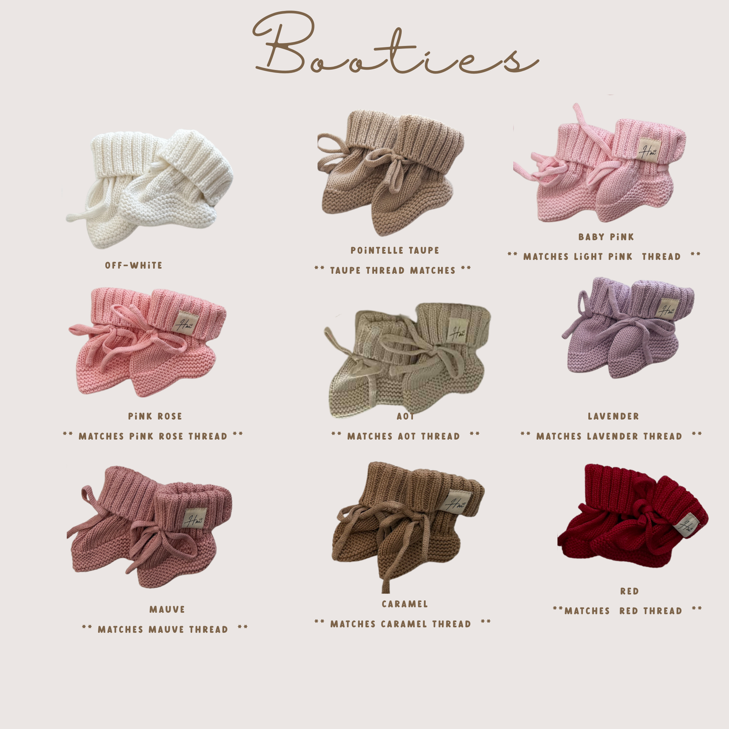Knitwear Booties