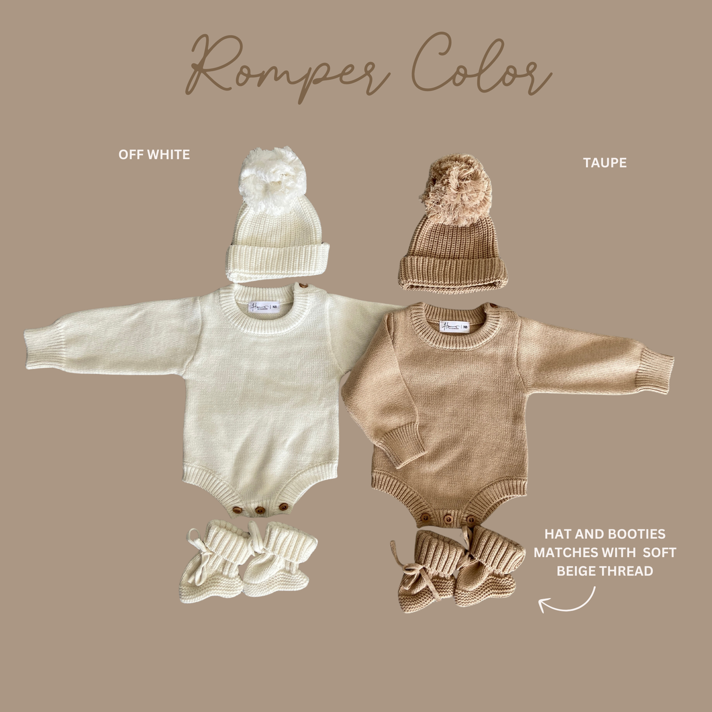 Embroidered For This Child We Have Prayed Knit Romper