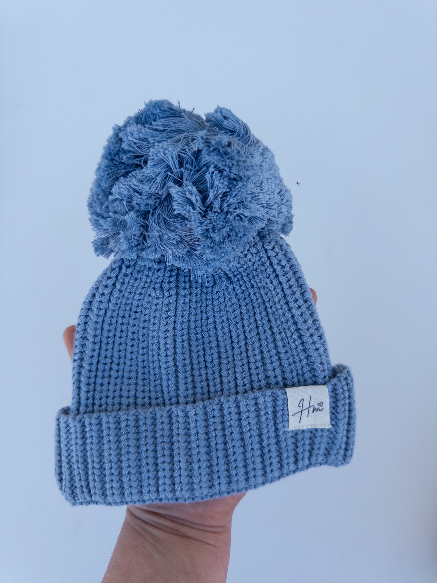 Knit pom  Pom beanie