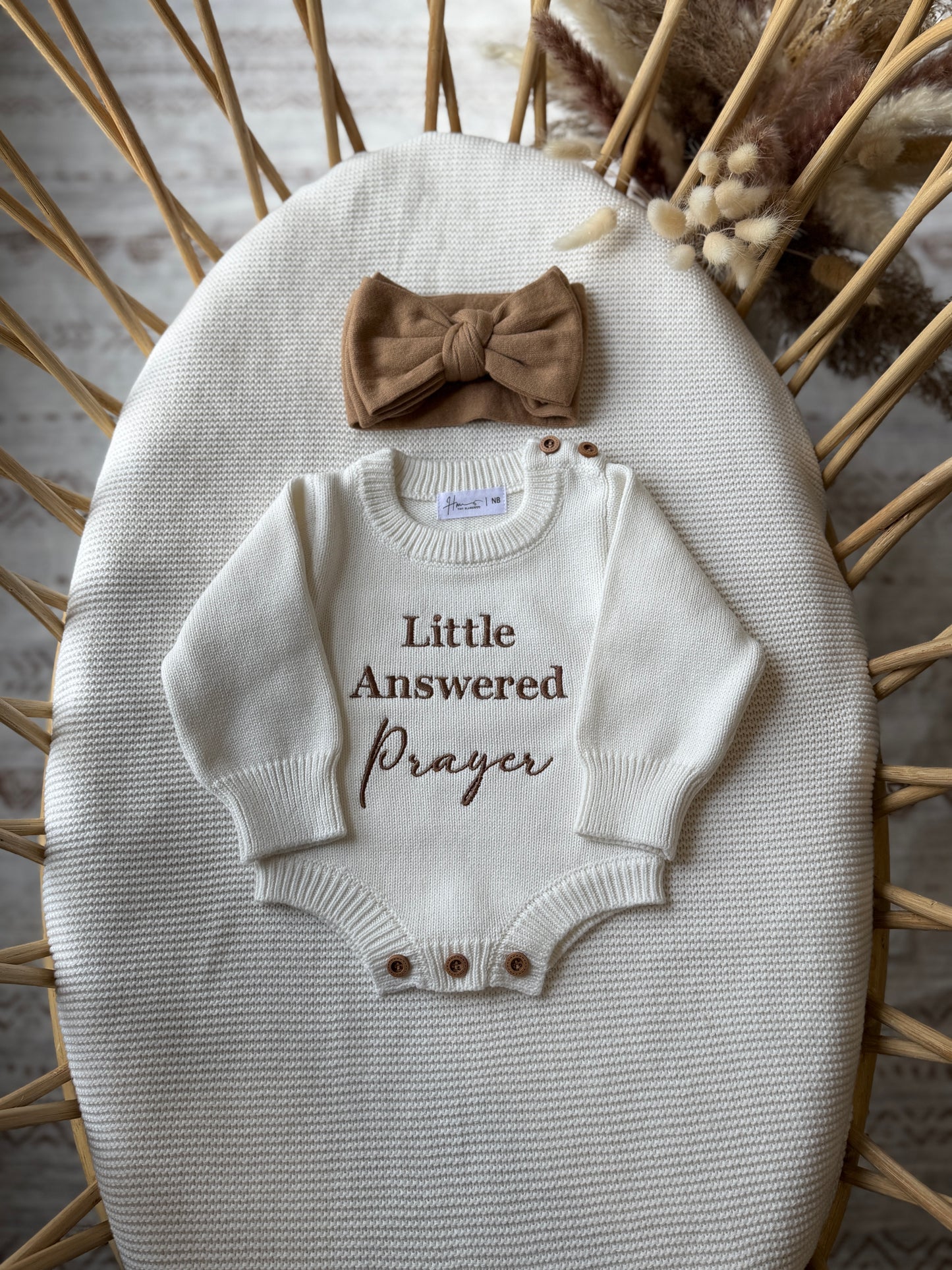 LITTLE ANSWERED PRAYER ROMPER