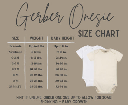 Embroidered First Grandbaby Bodysuit: Pregnancy Announcement Gift