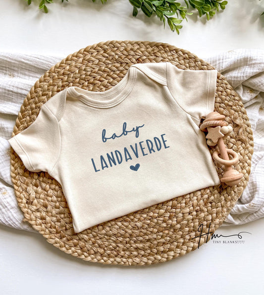 Embroidered Baby Name ONESIE®: Personalized Cotton Bodysuit