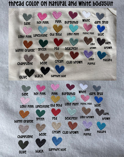 Embroidered ONESIES® brand, Personalized Baby Girl Boy ONESIES® brand, Custom Baby Gift, Name Expecting Due Date